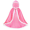 Century Star Girl Fur Princess Cape With Hood Girls Cloak For Little Girls Christmas Pink 2-3 Years