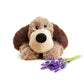 Brown Dog Warmies - Cozy Plush Heatable Lavender Scented Stuffed Animal