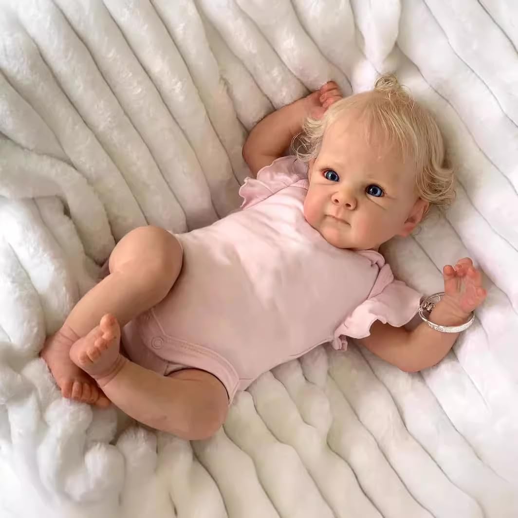 Npkcjzy Lifelike Reborn Baby Dolls - Bettie, 18 Inch Newborn Baby Girl Doll With Weighted Soft Cloth Body, Real Life Baby Dolls