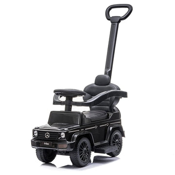 Best Ride On Cars Mercedes G-Wagon 3 In 1 Push Car, Black, Large