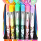 TINYMILLS Unicorn Kitty Stackable Pencils with Erasers, Multi-colored, 24 Pcs, Ideal for Birthday Party Favors and Classroom Rewards