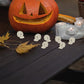 Pretyzoom 150Pcs Mini Plastic Skull Heads Miniature Skulls Halloween Decorations Realistic Skeleton Skulls For Halloween Trick Toy Accessories (0.8'X0.5')