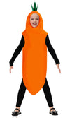 AOBUTE Kids Carrot Costume - Realistic 3D Print Outfit, Medium, Polyester, Halloween Cosplay for Boys Ages 8-10
