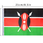 Kenya Flag Kenyan Flag,100Feet/76Pcs National Country World Pennant Flags Banner,Party Decorations Supplies For,Bar,Indoor And O