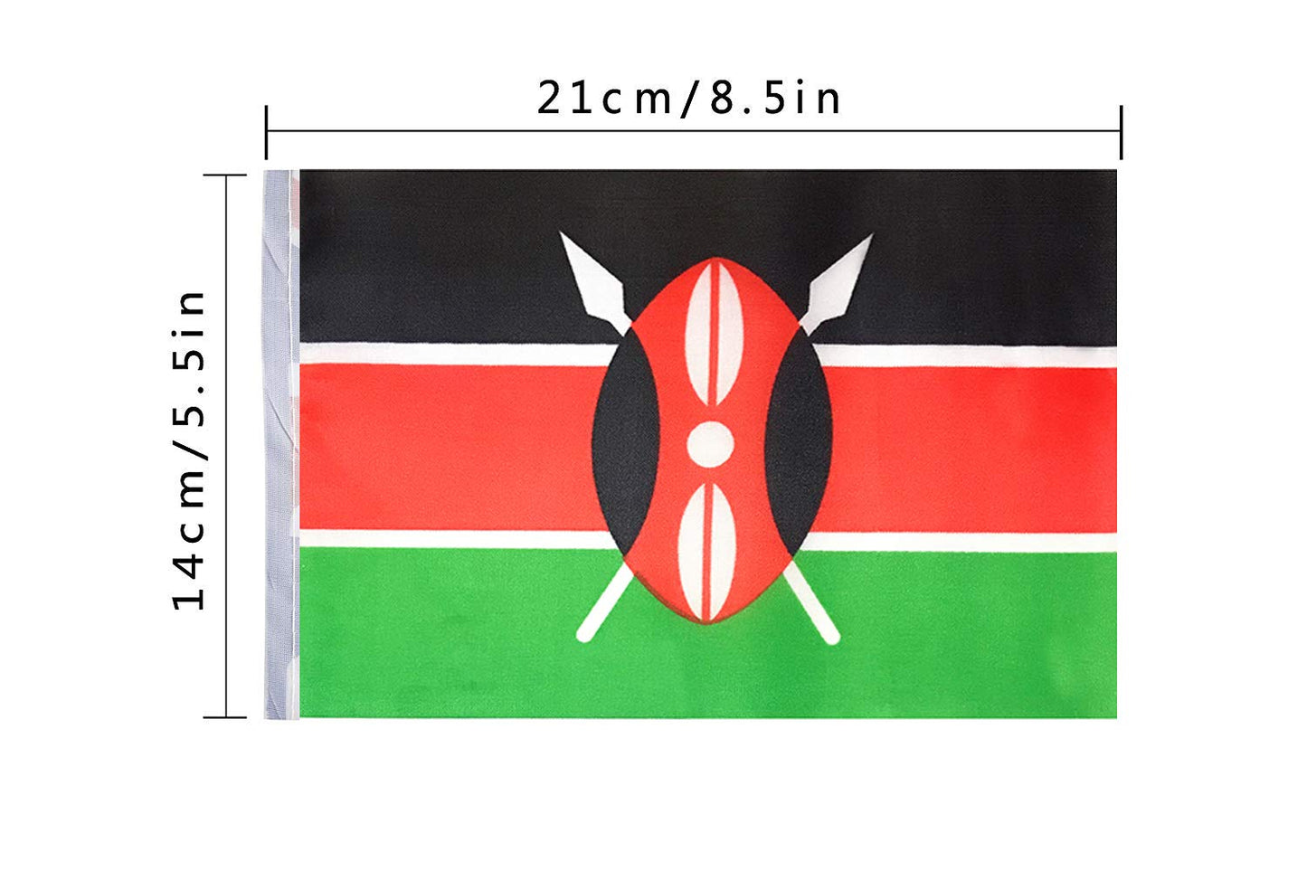 Kenya Flag Kenyan Flag,100Feet/76Pcs National Country World Pennant Flags Banner,Party Decorations Supplies For,Bar,Indoor And O