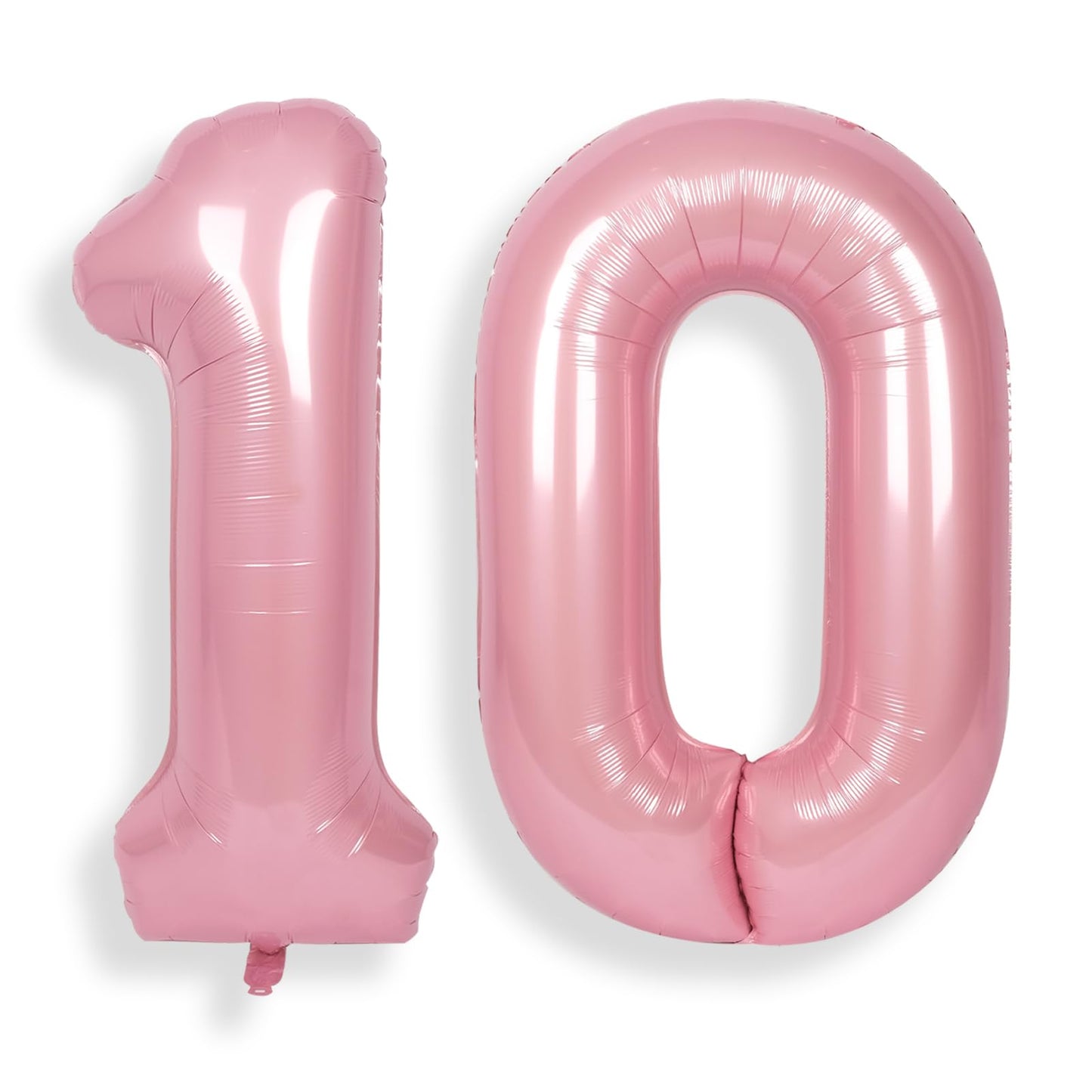 SUWEN 40 Inch Pink Foil Number Balloons 0-9 Jumbo Mylar Birthday Party Decorations for Girls