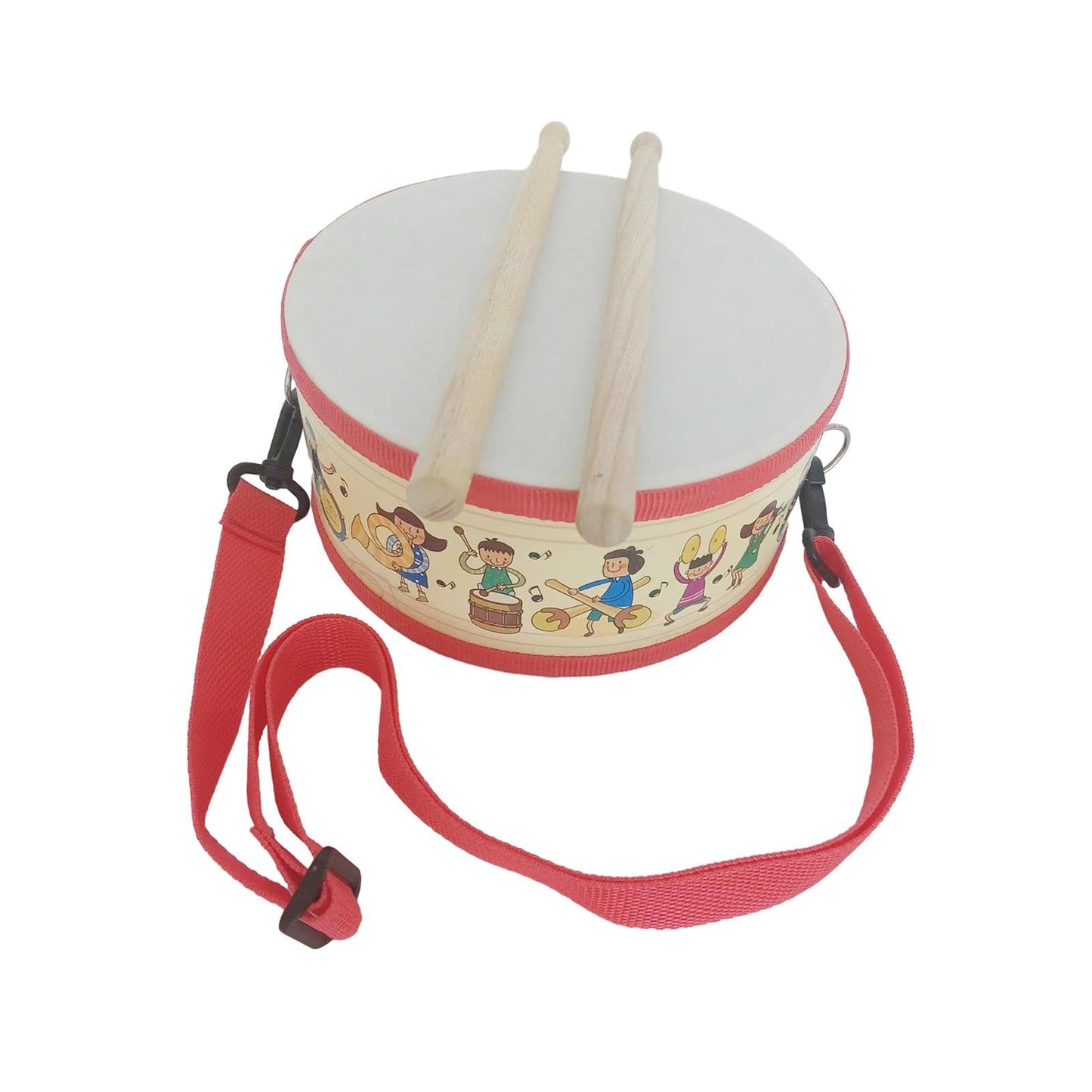Enakshi (Label) Creations Kids Drum Set Sensory Enhance Fine Motor Skill Valentines Day Gifts For Kids Band Patternmusical Instr