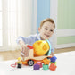 TOP BRIGHT Wooden Shape Sorter Toy for Toddlers - Multi-Color, Medium Size, Ideal for Learning and Matching, Model ID20308