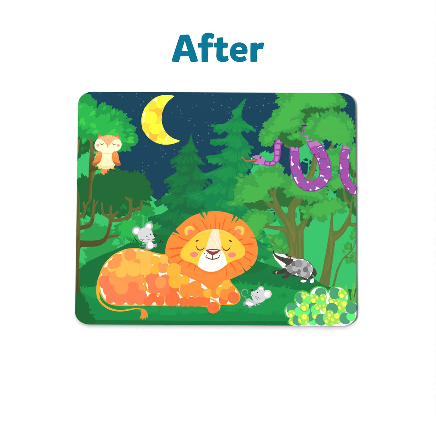 Skillmatics Art Activity Dot it - No Mess Sticker Art for Ages 3-7, 8 Animal Pictures, Paper Material, Model SKILL296DIAW