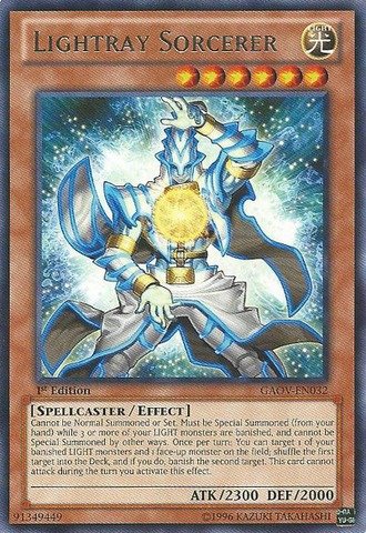 Yu-Gi-Oh! - Lightray Sorcerer (Gaov-En032) - Galactic Overlord - Unlimited Edition - Rare