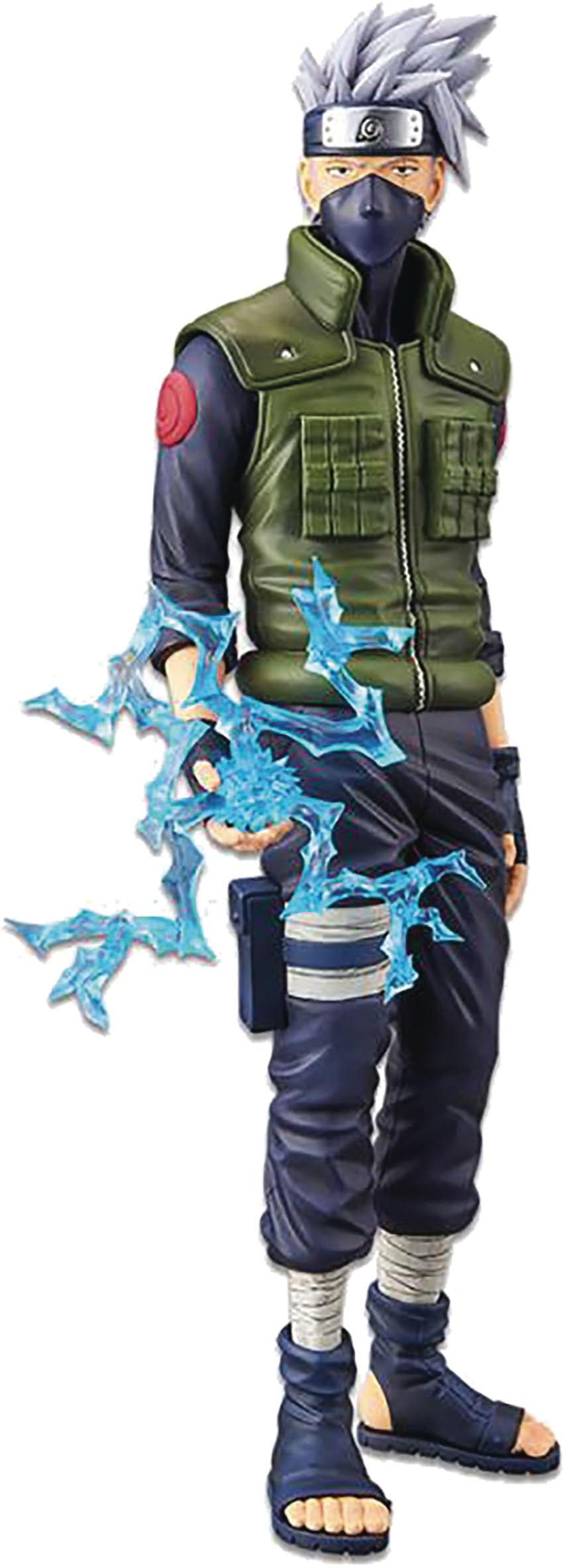 Banpresto Naruto Shippuden Grandista Nero Hatake Kakashi Figure, BP16836, PVC, Multiple Colors