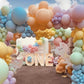 Kalor 18 Inch Pastel Orange Balloons, 10Pcs Thick Latex Round Helium Balloons For Birthday Family Party Wedding Party Baby Shower Decoration Supplies
