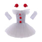 NIVAA Girls Clown Tutu Dress Costume for Role Play Masquerade Photography Clothing S
