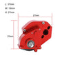 Rzxylrc Aluminum Alloy Transmission Case Gearbox Complete For 1/24 Axial Scx24 Rc Crawler Upgrades (Red)