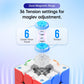 Gan356 Maglev 3X3 Magnetic Speed Cube Stickerless Gans 356M Magic Cubes, Magnetic Levitation Cube, 30°+ Auto-Aligning, 76 Magnets, Numerical Tuning Setting, Frosted Coated