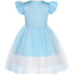 Marendyee Princess Costume Dress for Girls Toddler 2T Halloween Cosplay Costumes Tulle Mesh Dresses
