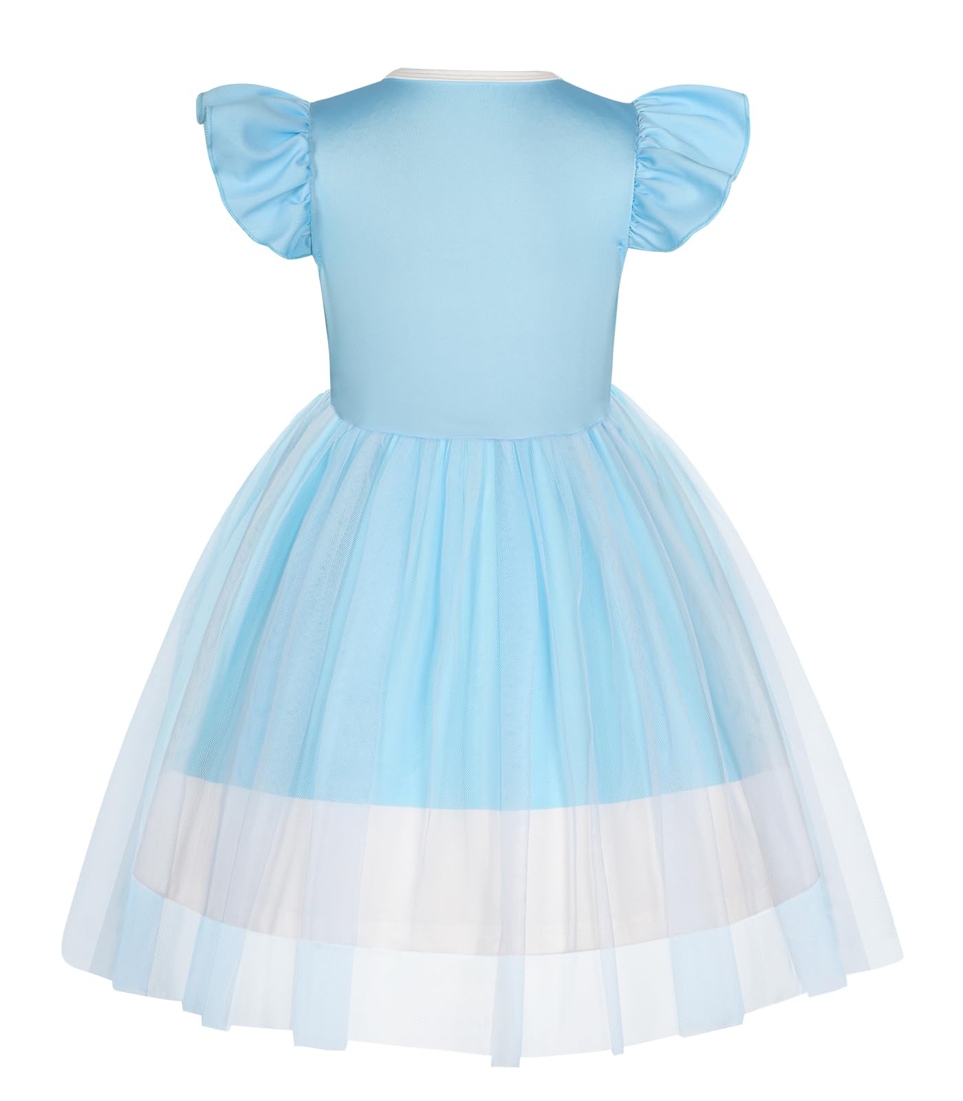 Marendyee Princess Costume Dress for Girls Toddler 2T Halloween Cosplay Costumes Tulle Mesh Dresses