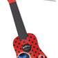 Lexibook K200Mi Tales Of Ladybug & Cat Noir Miraculous Ladybug My First Guitar For Children, 6 Nylon Strings, 21 Long, Guide Inc