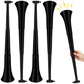 Outus 4 Pieces Collapsible Stadium Horn 24 Inch Vuvuzela Plastic Trumpet Horn Blow Horn Noisemakers for Sporting Events Graduati