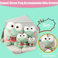 ELAINREN Donut Frog Plush Cuddly Frolick Frog Stuffed Animals Green Fernando Frog Plushie Gifts Easter/Birthday 13.8''