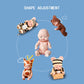 Vueos 6 Pcs 4 Inch Mini Reborn Baby Dolls Toy Set Realistic Baby Doll With Cute Animal Clothes Gifts For Girls Boys Birthday Chr