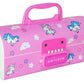 Funblast Kids Pen Box Multi-Layer Suitcase Style Password Lock Pencil Case For Kids, Boys, Girls, Stationary Organizer Case For
