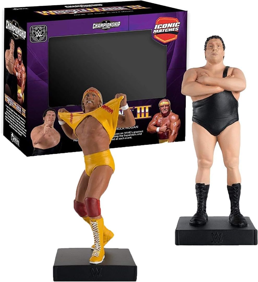 Wwe Championship Collection | Wwe Wrestle Mania Iii Iconic Match: Andre The Giant Vs Hulk Hogan By Eaglemoss Hero Collector
