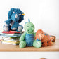 Steiff Dixi Triceratops Dinosaur Plush Stuffed Animal Toy Friend, Blue, 11