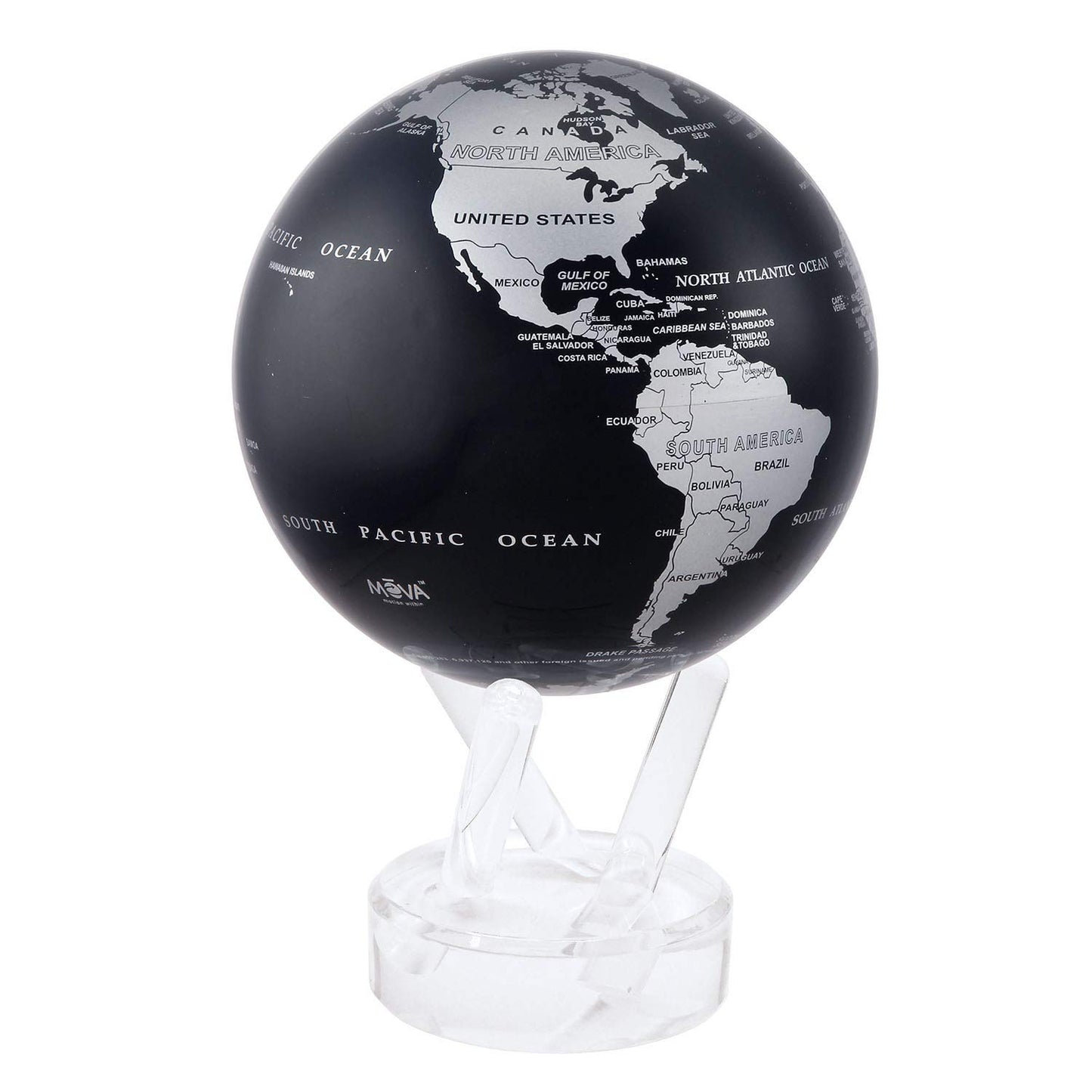 Mova Globe Metallic Black And Silver 4.5'