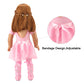 Barwa 18 Inch Doll Clothes Ballet Ballerina Outfits Dance Dress Custume Compatible With 18 Inch Dolls - 4 Pcs Leotard With Tutu Skirt, Tights And Ballet Shoes