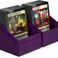 Ultimate Guard Boulder Solid 100+, Deck Case For 100 Double-Sleeved Tcg Cards, Purple, Secure & Durable Storage For Trading Card Games, No Transparency