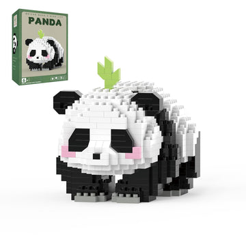 Mjddja Mini Building Blocks- Crawling Panda, Party Favors- Micro Blocks Panda Toy For Kids 6 7 8 9 10+, Mini Blocks Building Set