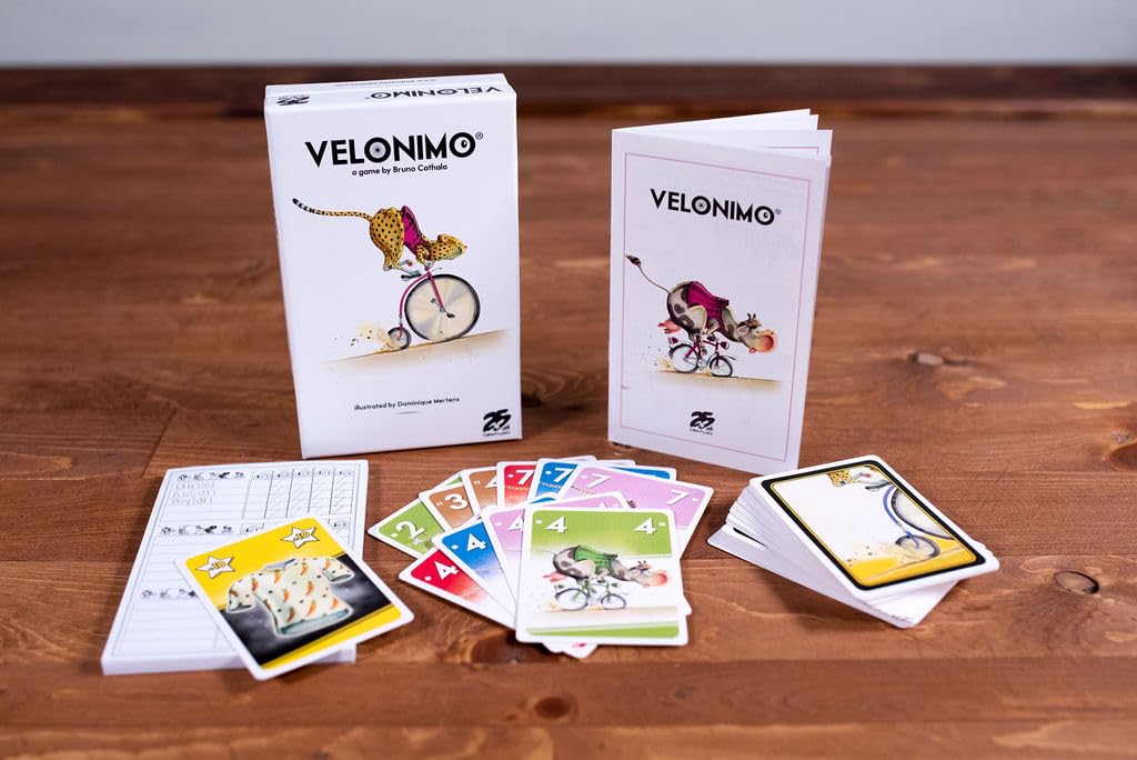 Velonimo , Cycling Themed Quick To Play Card Game For 2 To 5 Players - 25Th Century Games