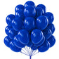 PartyWoo 12 Inch Blue Rubber Balloons - 50 pcs, Dark Blue for Birthday, Wedding, Baby Shower Decorations, Model Y59