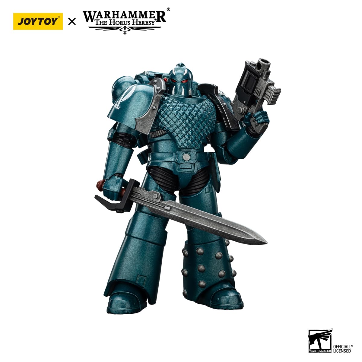JOYTOY Warhammer The Horus Heresy Alpha Legion Headhunter Prime - 1:18 Scale 4.72in Action Figure Mecha Joy Toy Collection Model