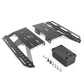 KYX Racing Metal Side Step Running Boards Foot-Plate w/Receiver Box for RC Car Axial SCX10 II 90046 90047 313mm Cherokee Body