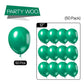 PartyWoo Balloons 12 Inch 50 pcs Dark Green Pearl Rubber for Baby Shower, Graduation, Birthday Decorations - Emerald Forest Green