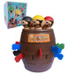 Oversized Pirate Board Game-with 5 Colorful Pirate Figures, Fun and Tricky Surprise Toys for Kids Ages 3+, Girls and Boys Toys -