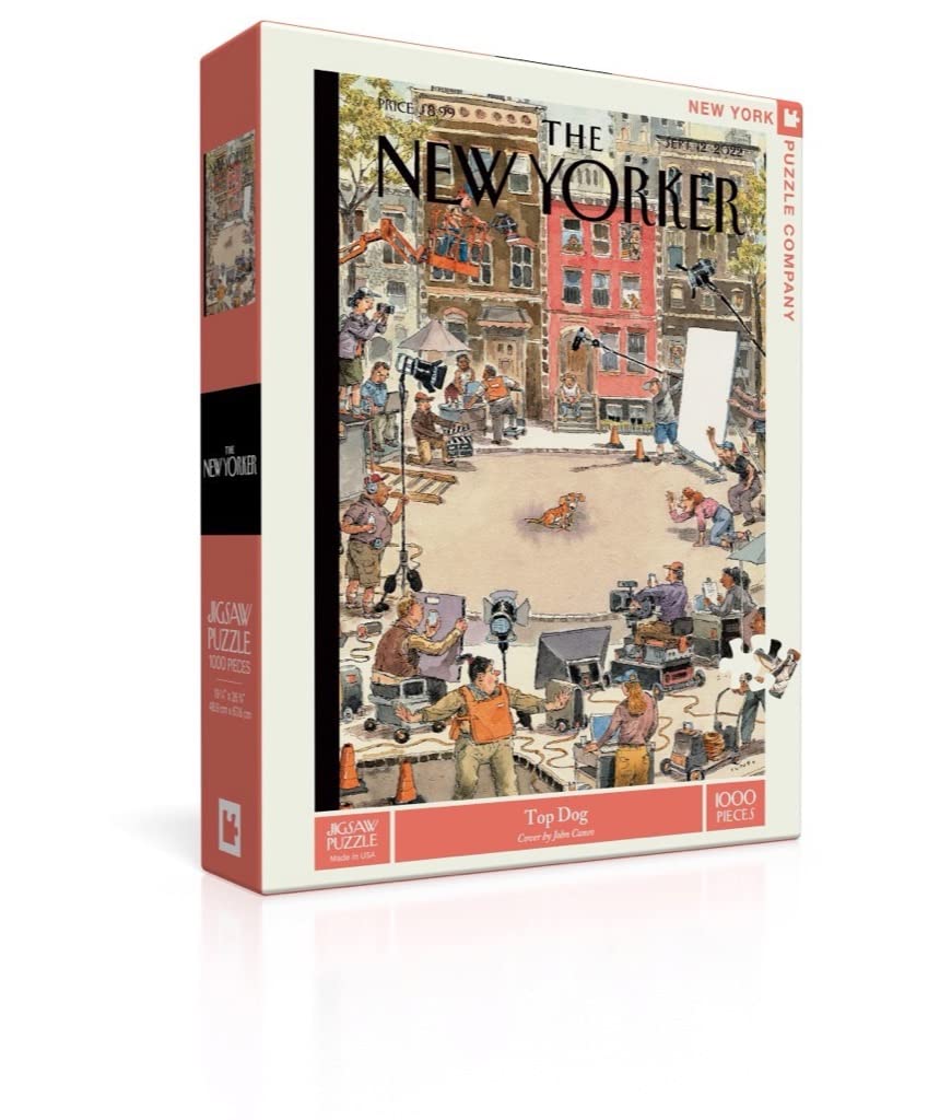 New York Puzzle Company - New Yorker Top Dog - 1000 Piece Jigsaw Puzzle For Adults By John Cuneo