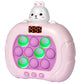 Gaper Go Quick Push Pop Game 6 Modes Games, Rabbit Fast Push Bubble Game, Console Pop Game, Fidget Toys Light Up Pop Game, Handh