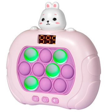 Gaper Go Quick Push Pop Game 6 Modes Games, Rabbit Fast Push Bubble Game, Console Pop Game, Fidget Toys Light Up Pop Game, Handh