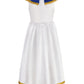 Relibeauty Egyptian Costume Kids Girls Halloween Pharaoh Costume For Girls, 140 White