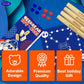 Geekbear Yutnori Board Game - Korean Board Game Yunnori- Traditional Korean Folk Game With Yuts - Traditional Korean Family Game With Woodsticks - Korea Yut Nori Game