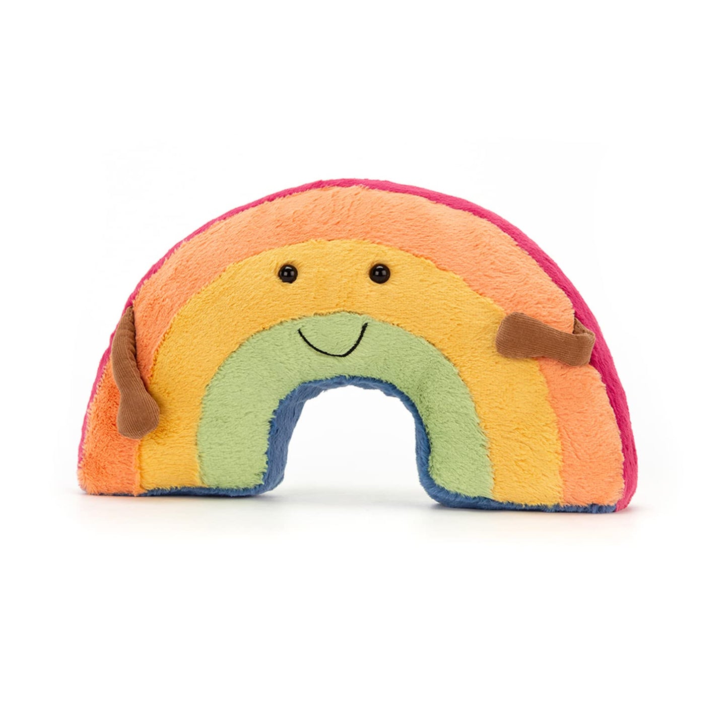Jellycat Amuseables Rainbow Plush Toy - Medium 12.5" Stuffed Animal - Colorful Gift