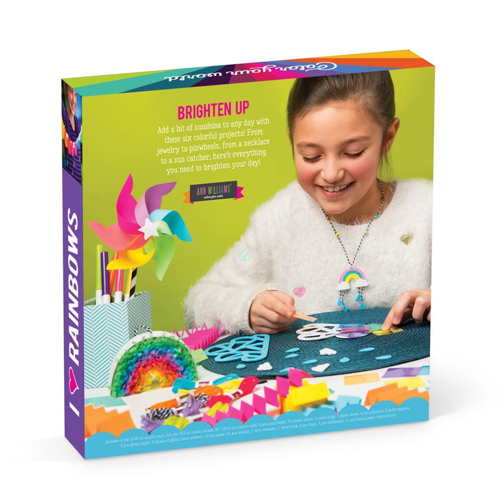 Craft-tastic - I Love Rainbows Craft Kit - Make 6 Colorful Arts & Crafts Projects