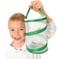 Insect Lore Mini Butterfly Habitat | Clear Mesh, Zipper, 8” Tall | Pop Up Folds Flat | Habitat For Most Insects