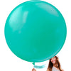 Partywoo Teal Large Balloons, 4 Pcs 36 Inch Balloons, Teal Blue Big Balloons, Turquoise Giant Balloons, Jumbo Balloons For Birthday Decorations, Baby Shower Decorations, Wedding Decorations, Teal-Y69