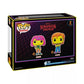 Funko Pop Tv: Stranger Things Robin & Steve Black Light Vinyl Figures - 2Pk 2024 Target Con Excluisve