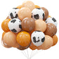 60Pcs Western Party Decorations Cow Balloons - 12' Brown Cow Print Cowboy Balloons For Highland Cow Cowboy Baby Shower Farm Birthday Party Decoration Supplies