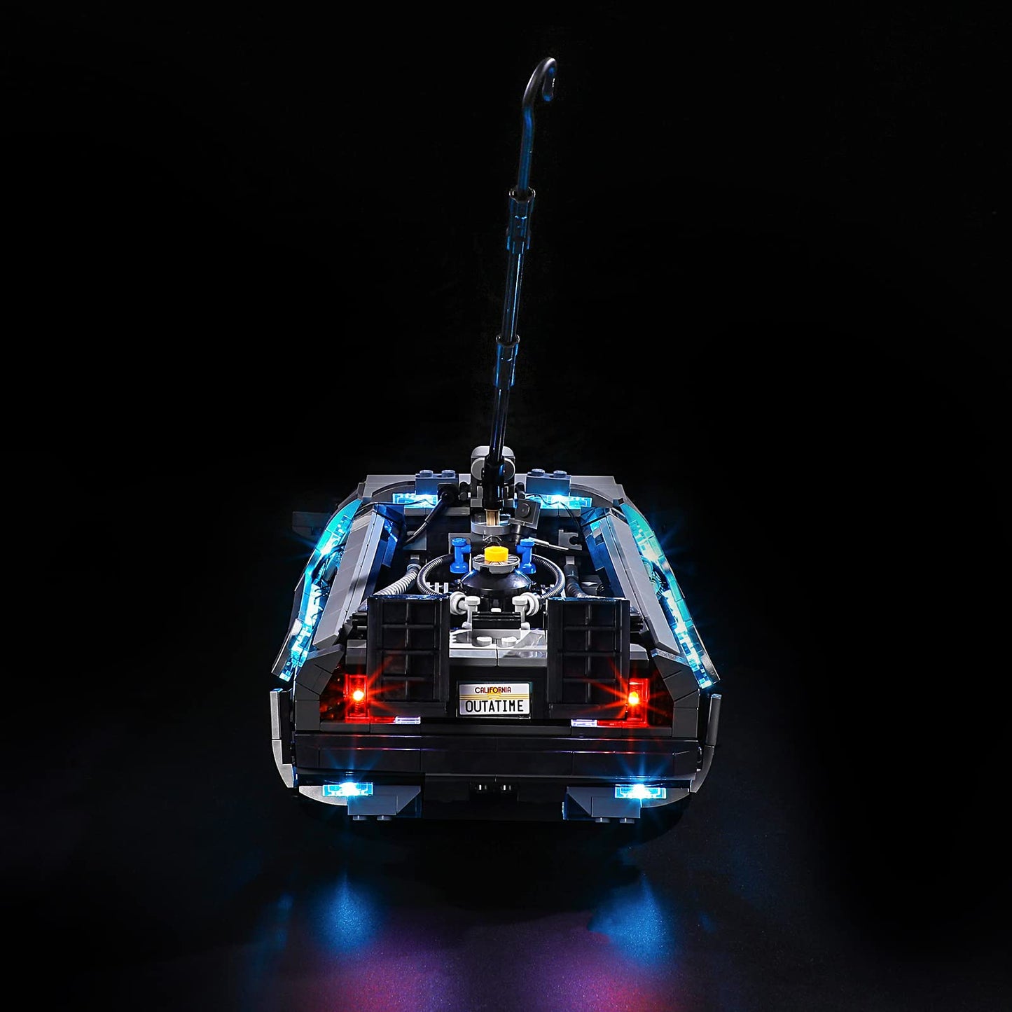 YEABRICKS LED Light Kit for Lego - Creator Expert Back to The Future Time Machine Building Blocks Model, LED Light Set Compatibl